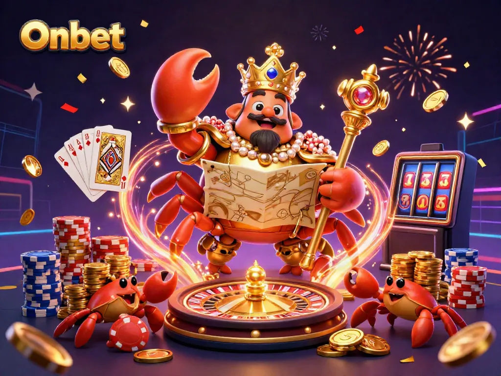Experience thrilling moments at Onbet casino featuring vibrant characters and dynamic game elements.