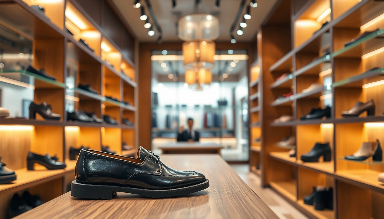 優塔鞋店展示精美鞋款，提供時尚的購物體驗。