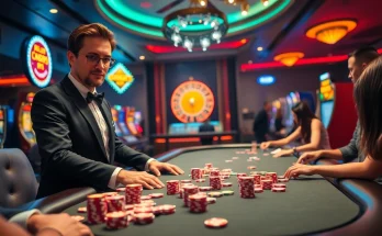 Experience thrilling gambling excitement at https://nk88s.net/ with a vibrant online casino scene featuring poker action.