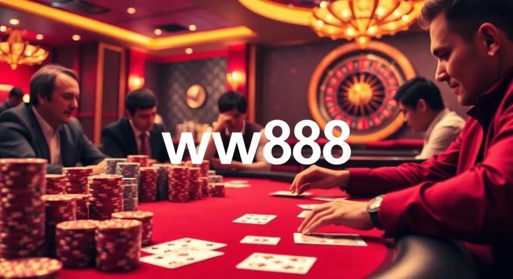 Experience thrilling gameplay at ww88 with intense poker action and luxurious casino vibes.