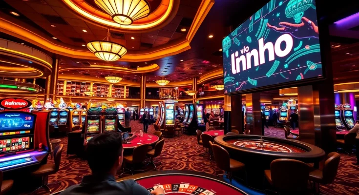 Engage in thrilling gameplay featuring link vào mmoo at a luxurious casino.