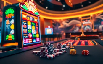 Experience the excitement of Wingslots77 with vibrant slot machines and engaging gambling elements.