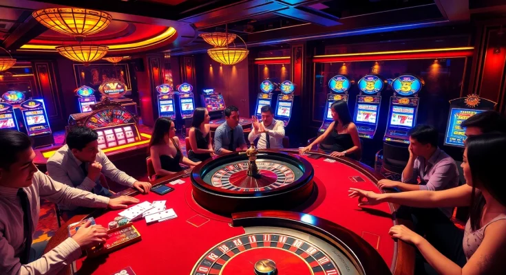 Players experiencing thrilling gameplay at https://shbetapp.app/ with vibrant casino visuals and action.