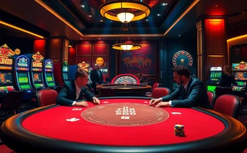 Exciting gaming action at 789pa.in.net's bustling casino, featuring poker and slot machines.