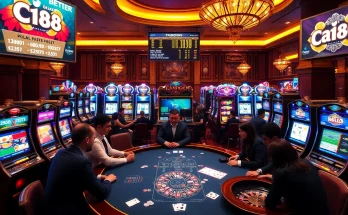 Experience thrilling games at C168 with vibrant casino visuals and engaging poker action.