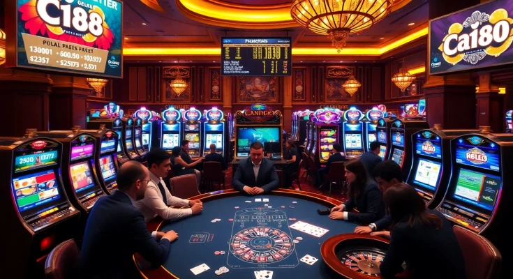 Experience thrilling games at C168 with vibrant casino visuals and engaging poker action.