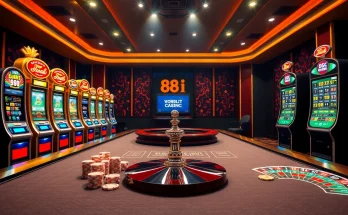 Experience the excitement at the 88I homepage with engaging casino games and possibilities.