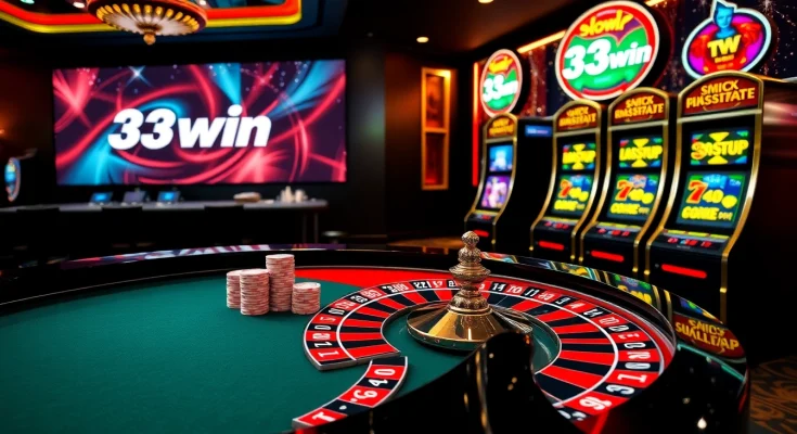 Play and win at 33win's thrilling online casino experience.