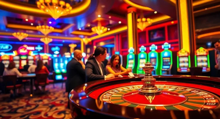 優塔娛樂城中的動人賭桌體驗，玩家正專注於輪盤賭。