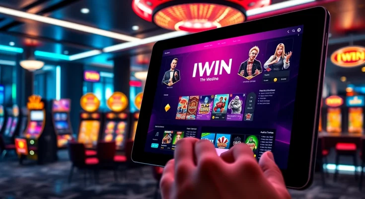 Engaging online gaming experience at IWIN with casino game options and user-friendly interface.