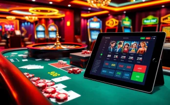 Experience excitement at https://bong88.casa/ with a luxurious casino scene, cards, roulette, and chips.
