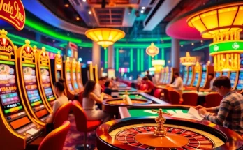 Experience high-energy gambling action at https://123b.ing/ with vibrant slot machines and a lively casino atmosphere.