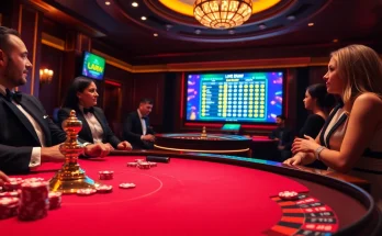 Live sdy event showcasing an exciting atmosphere at a luxurious casino.