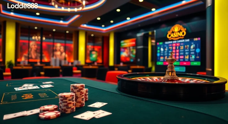 Experience the thrill of nhà cái lode88 with vibrant casino visuals and exciting gaming.
