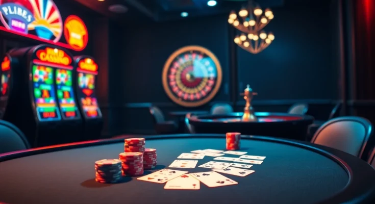 Engaging gamblers at Hi88 with vibrant poker chips and thrilling slot machines