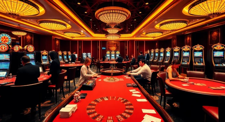 Experience the thrill of gambling with the latest updates from tin tức xn88 in a luxurious casino setting.