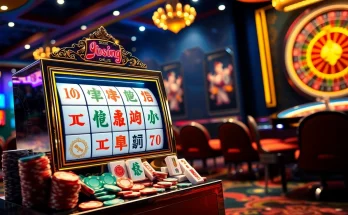 Spin the mahjong ways slot machine featuring classic Mahjong symbols and vibrant casino elements.