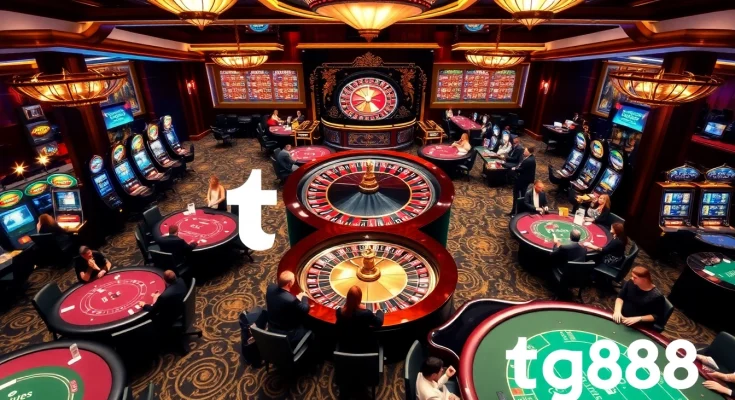 Experience the thrill of gambling at tg88 multi-game casino with exciting roulettes and tables.
