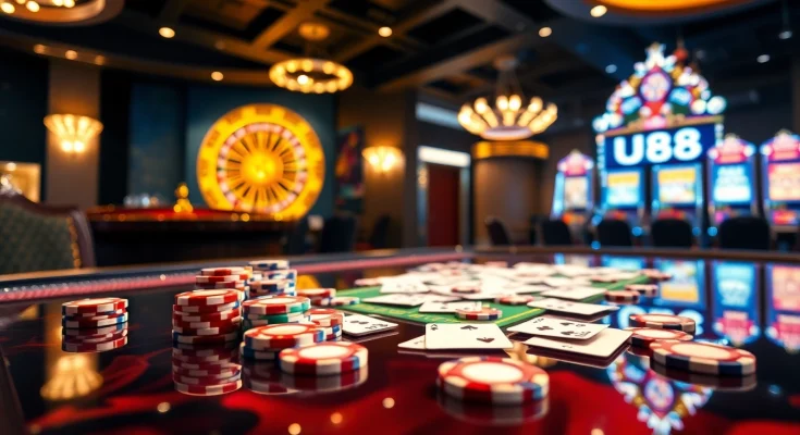 Experience the thrill of gambling at UU88 with vibrant casino games and excitement.