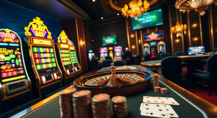 Experience thrilling gameplay at https://tr88.work/ with vibrant slot machines and poker tables.