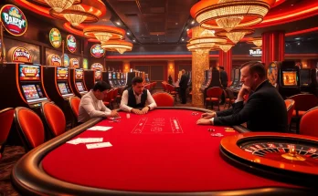 Players strategizing at a high-stakes poker game in a luxurious casino ambiance inspired by 88vv.
