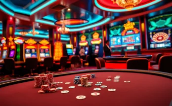 Experience the thrill of gambling at gg88 with poker chips and cards on a stylish casino table.
