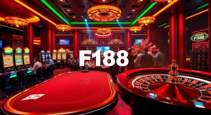 Experience thrilling gameplay at F168’s vibrant casino tables with exciting poker and roulette action.
