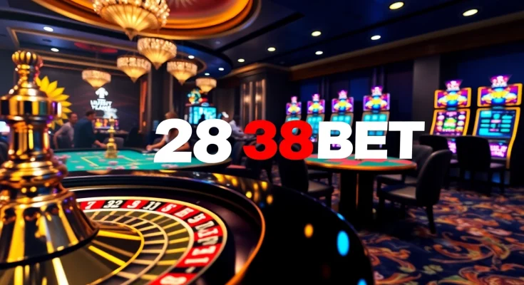 Experience the thrill of 28BET with engaging poker action and vibrant casino ambiance.