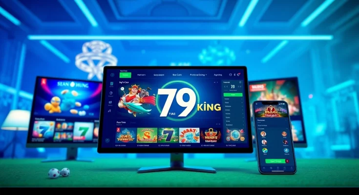 Experience the innovative online gaming interface of 79king, highlighting diverse games and user-friendly features.