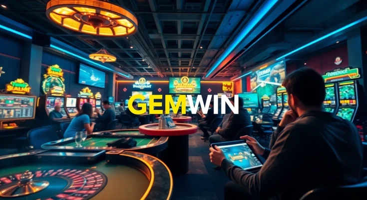 Experience the excitement of GEMWIN's online gaming world at https://gemwin.it.com/, showcasing diverse games and vibrant player interactions.