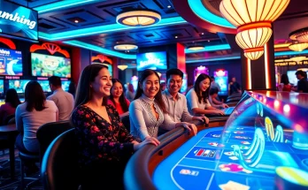 Exciting gaming scene at WW88 showcasing players enjoying diverse online games.