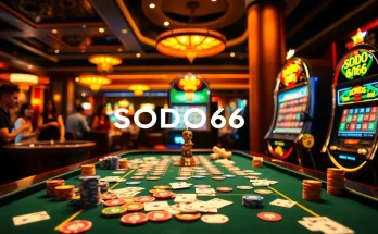 Experience thrilling gambling action at SODO66 with vibrant casino tables and exciting games.