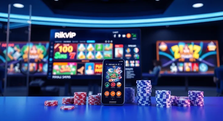 Rikvip online gaming setup showcasing vibrant graphics and user-friendly interface.