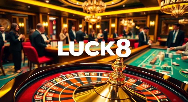 Experience the thrill of winning at LUCK8's vibrant casino, featuring roulette and poker.