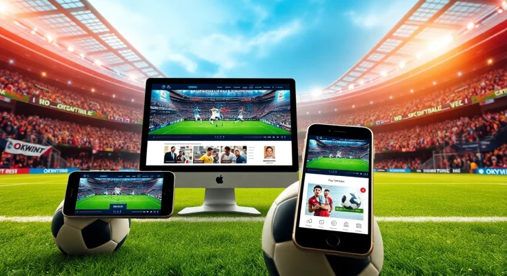 Experience the thrill of live football streaming on OKWINTV with high-quality visuals and seamless playback.