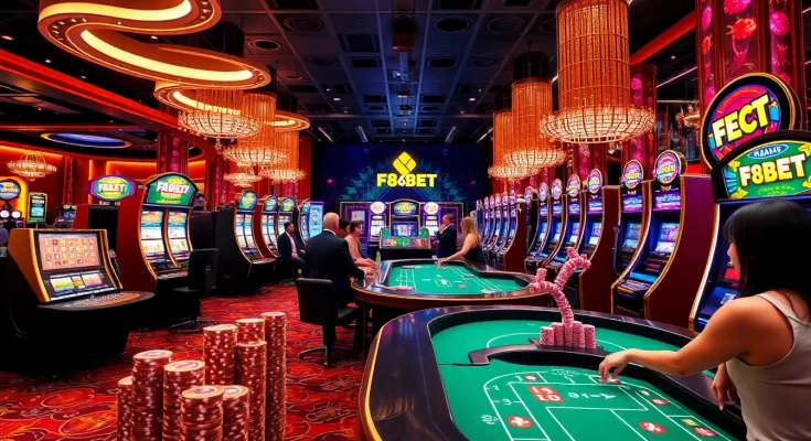 Experience the excitement of F8BET casino gaming with vibrant tables, advanced technology, and professional dealers.