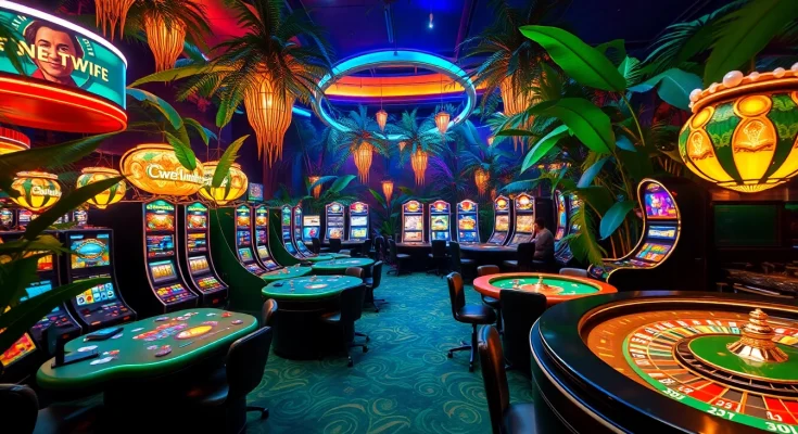 Exciting casino environment featuring 58win gaming tables and vibrant atmosphere.