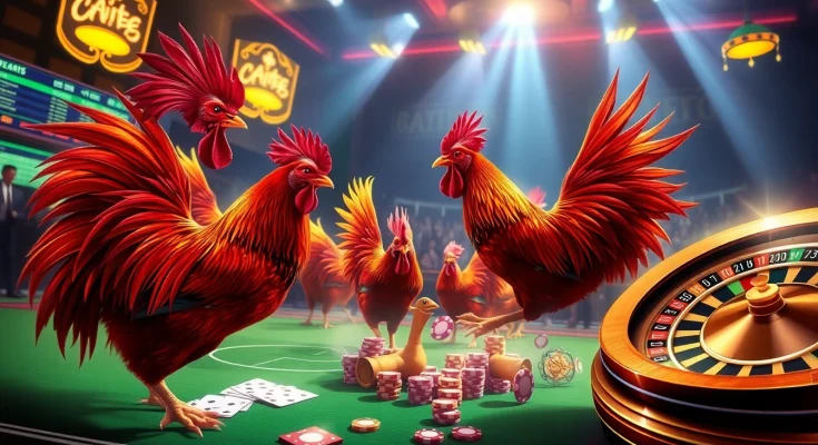 Experience the excitement of đá gà thomo in a vibrant online gambling setting with competitive matches.